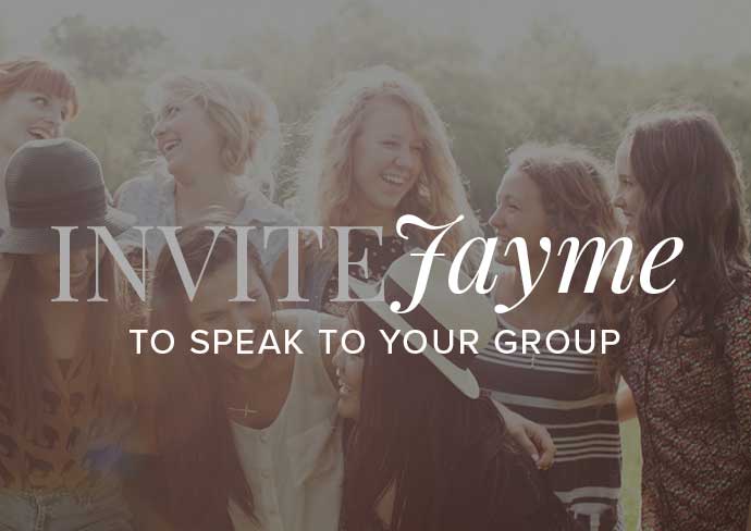 Invite Jayme to Speak